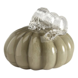 Skleněná dekorace Pumpkin Khaki 10 cm