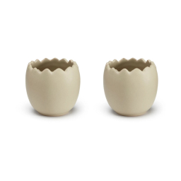 Stojánek na vajčko Egg Cup Sand - set 2 ks