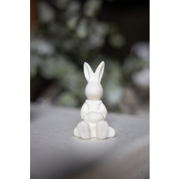 Velikonoční dekorace zajíček Signe White 8 cm