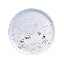 Servírovací tác Moomin Let It Snow 35 cm