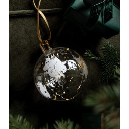 Skleněná vánoční ozdoba LED Sparkling Stars