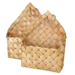 Nástěnné úložné košíky Freja Nature - set 2 ks