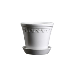 Květináč Kobenhavner glazovaný White 16 cm
