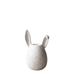 Velikonoční svícen Rabbit White Dot 13 cm