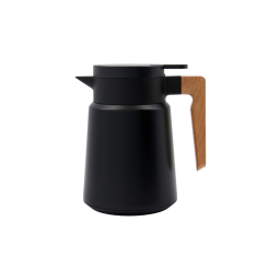Termoska s dřevěnou rukojetí Cole Black 1 l