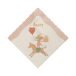 Papírové ubrousky Happy Birthday Unicorn - 20 ks