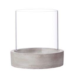 Svícen s betonovou základnou Siri 8,5x10 cm