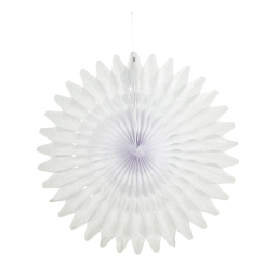 Vánoční papírová dekorace Fold White 68 cm