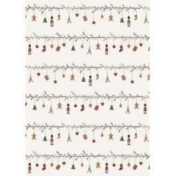 Dárkový balící papír Christmas Garlands 5 m