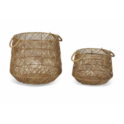Set 2 ks košíků Hinton Woven Basket