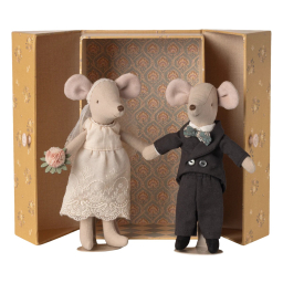 Svatební myšky v krabičce Wedding Couple