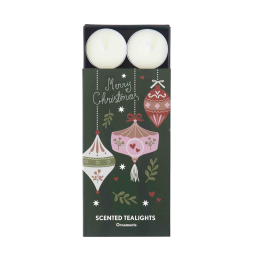 Vonné čajové svíčky Ornaments - set 8 ks 