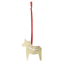 Závěsná dekorace Christmas Horse Gold