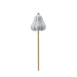 Dekorativní dýně na tyčce Pumpkin White - set 3 ks