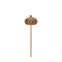 Dekorativní dýně na tyčce Pumpkin Brown - set 3 ks