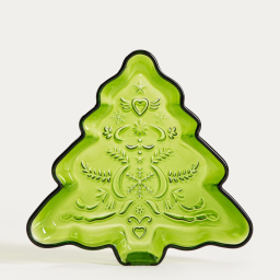 Dekorativní skleněný talíř Vari Christmas 22 cm