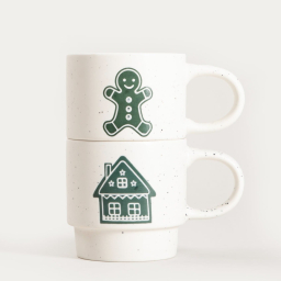 Porcelánové hrnky Bellve Cookie + House - set 2 ks
