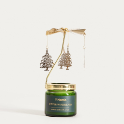 Rotující svícen se svíčkou Winter Fairytale 70 g