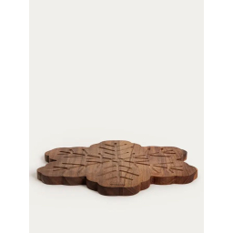 Dřevěné servírovací prkénko XMAS Mooka 32,5 cm
