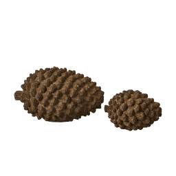 Kovové dekorace Cone Rust - set 2 ks