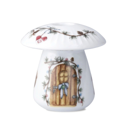 Svícen Mushroom Hammershoi Christmas 9 cm