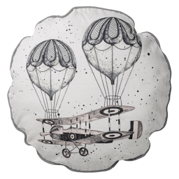 Bavlněný kulatý polštářek Little Pilot