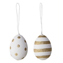 Dekorativní velikonoční vajíčka, set 2 ks
