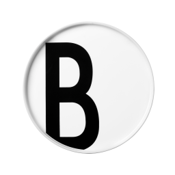 Porcelánový talíř Letter B