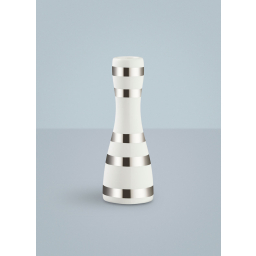 Keramický svícen Omaggio Silver 16 cm