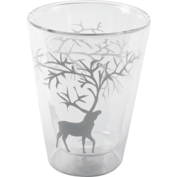 Set dvoustěnných sklenic Reindeer, 2 ks