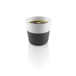 Set termohrnků na kávu Lungo Black 230 ml, 2 ks