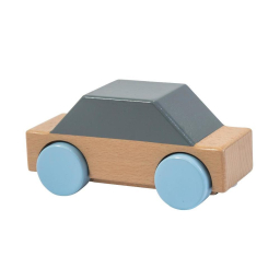 Dětské dřevěné autíčko šedé
