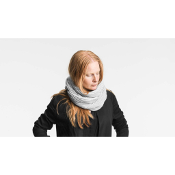 Unisex šála/tunel Snood světle šedá