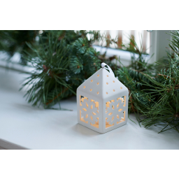 Keramická svítící lucerna Snowflake