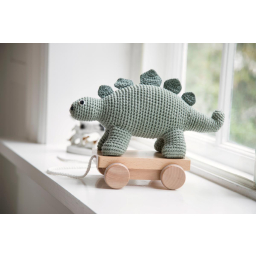 Tahací hračka pro děti Dinosaurus