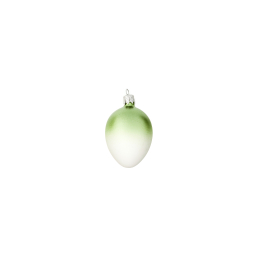 Veľkonočné vajíčko polomáčané zelené 6x4 cm 