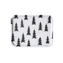 Podnos Gran Black 43x33 cm