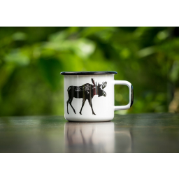 Smaltovaný hrnek Moose 3,7 dl