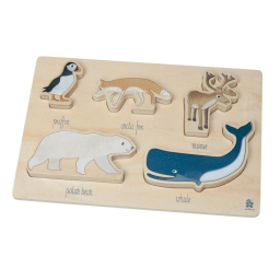 Dětské dřevěné puzzle Arctic