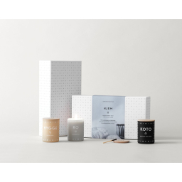 Dárková sada HJEM – set 3 mini svíček