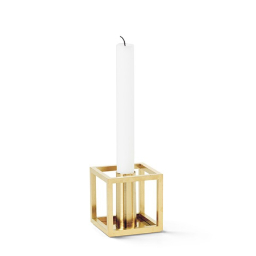 Svícen Kubus 1 Brass