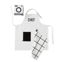 Dětská kuchyňská zástěra s utěrkou Little Chef