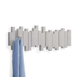 Šedý sklápěcí věšák Sticks