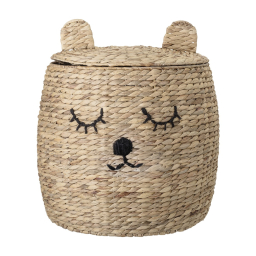 Dětský úložný koš s víkem Bear 50 cm