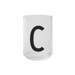 Sklenice na vodu Letter C