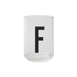 Sklenice na vodu Letter F