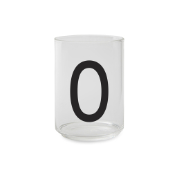Sklenice na vodu Letter O