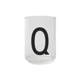 Sklenice na vodu Letter Q