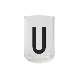 Sklenice na vodu Letter U