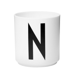 Porcelánový hrnek Letter N